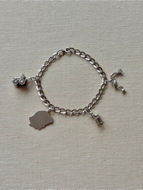Sterling Silver Charm Bracelet